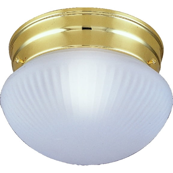 Boston Harbor F13BB01-68623L Single Light Round Ceiling Fixture, 120 V, 60 W, 1-Lamp, A19 or CFL Lamp