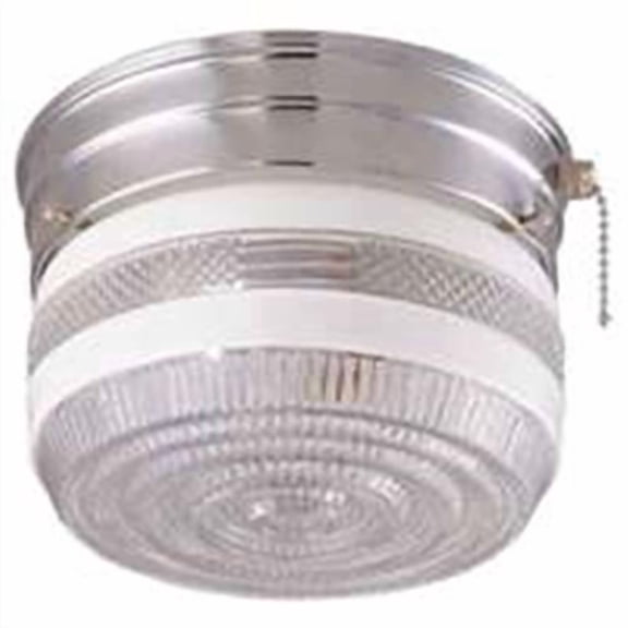 Boston Harbor F13CH01SW-6859CL3 1 Light Flush Chrome Ceilgfixturer - Chain