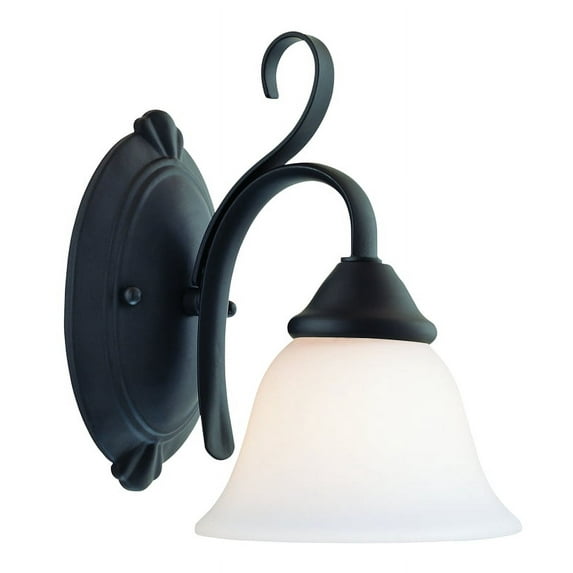 Boston Harbor F3-1W-3L Wall Light Fixture, Matte Black