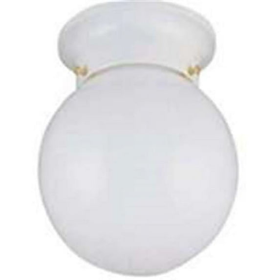 BOSTON HARBOR F3WH01-3375W-3L FIXTURE CEIL 1LT OPAL 6IN WHT Finish=White