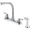 thumbnail image 1 of Boston Harbor F8F10036CP Kitchen Faucet, 2-Faucet Handle, Metal, Chrome, 1 of 1