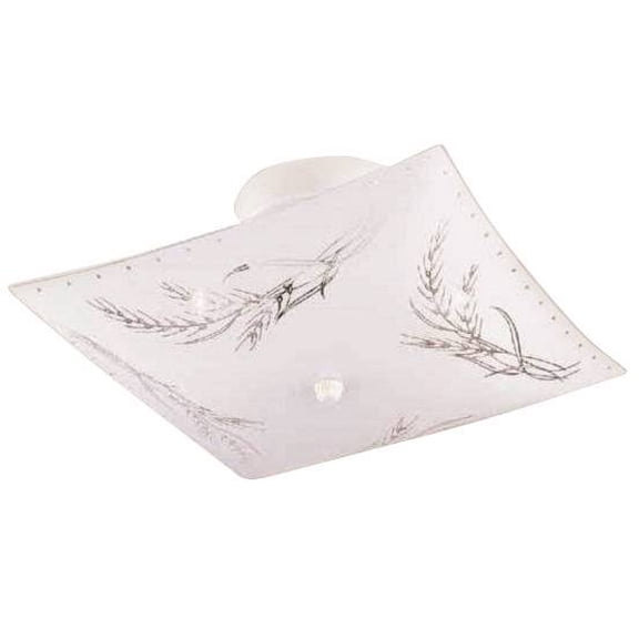 Boston Harbor F98WH02-1266-3L Double Ceiling Light Fixture, 12", White