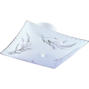 Boston Harbor F98WH02-1266-3L Double Ceiling Light Fixture, 12", White