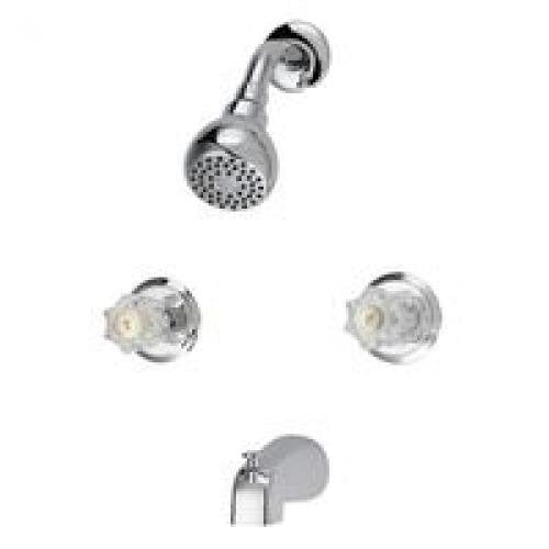 Boston Harbor GU-TQOB016CP Tub and Shower Faucet, Chrome, 2 GPM