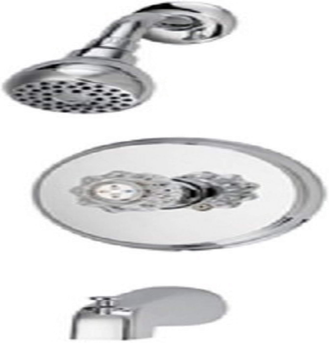 Boston Harbor Gu-f1010509cp Single Handle Tub & Shower Faucet, Chrome ...