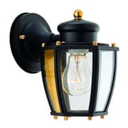 Black 1-Light Wall Lantern