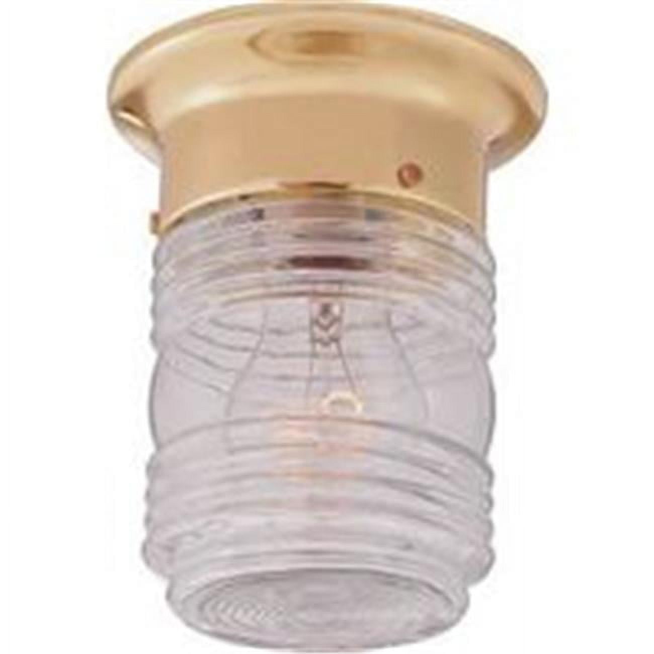 Boston Harbor Jelly Jar Porch Light Pbrass HV66919PB3L