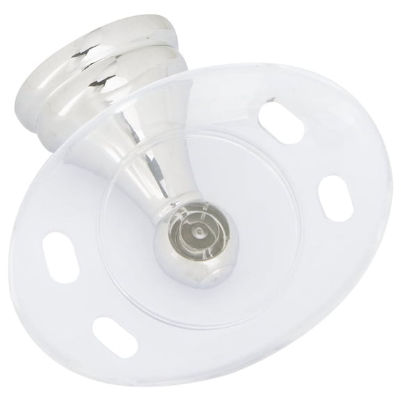 Boston Harbor L5057P-26-10-3L Toothbrush/Tumbler Holder, Acrylic/Zinc, Chrome, Wall Mounting