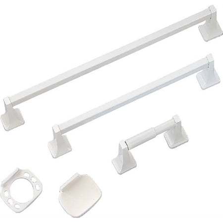 Boston Harbor PBC001-WH Bath Accessory Set, Metal