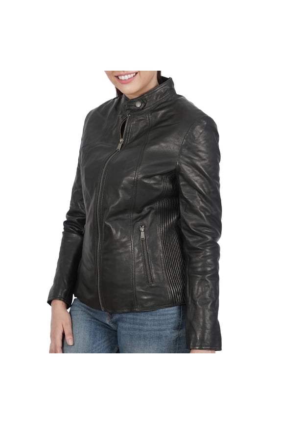 Sylvia Leather Jacket for Women - Womens Genuine Leather Jacket