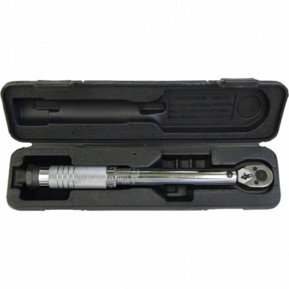 Boston Industrial 1/4" Dr. Micrometer Torque Wrench with Case