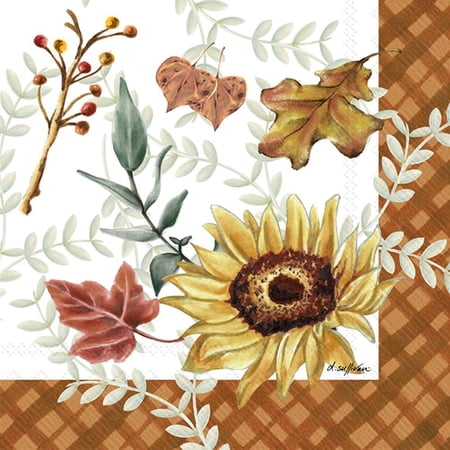 Boston International - 3-Ply 5" Cocktail Napkins - Gather Together