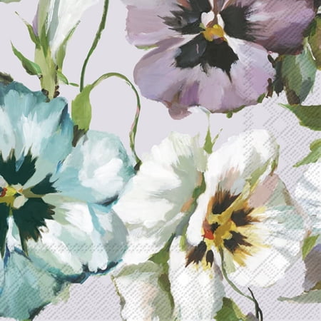 Boston International - 3-Ply 5" Cocktail Napkins - Martha Light Lilac