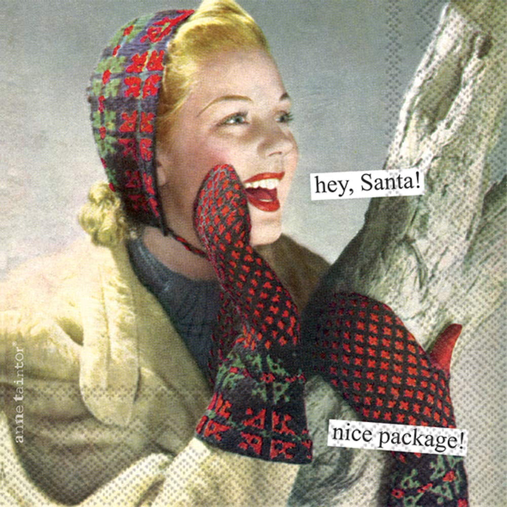 Anne Taintor Christmas 3-Ply Cocktail Napkins
