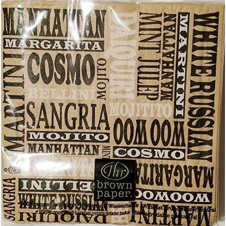 Boston International - 3-Ply 5" Napkins - Drinks