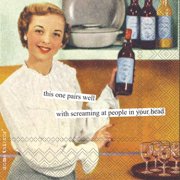 Boston International C024200 Anne Taintor Cocktail Beverage Paper Napkins 5 x 5-Inches Pairs Well