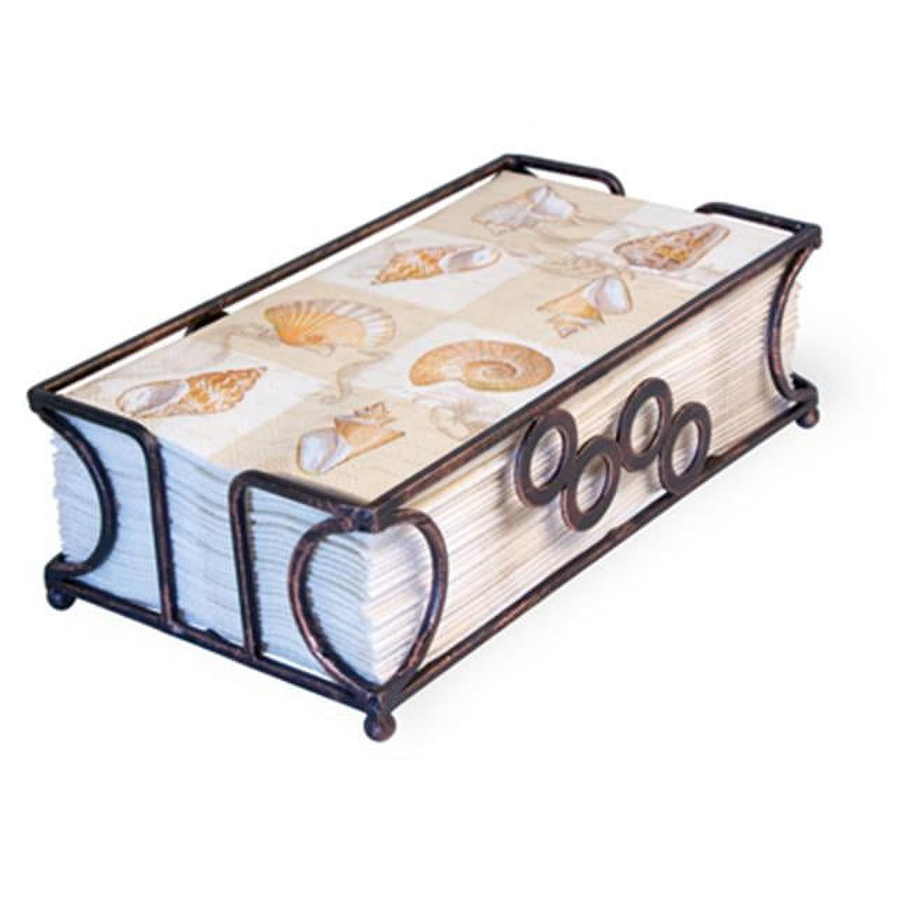 Boston International CAD18239 Cairo Guest Towel Caddy Antique Copper