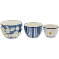 thumbnail image 1 of Boston International Ceramic Bowls Nesting Prep Serving Bowl Set, 3 Sizes, Agnetha, 1 of 1
