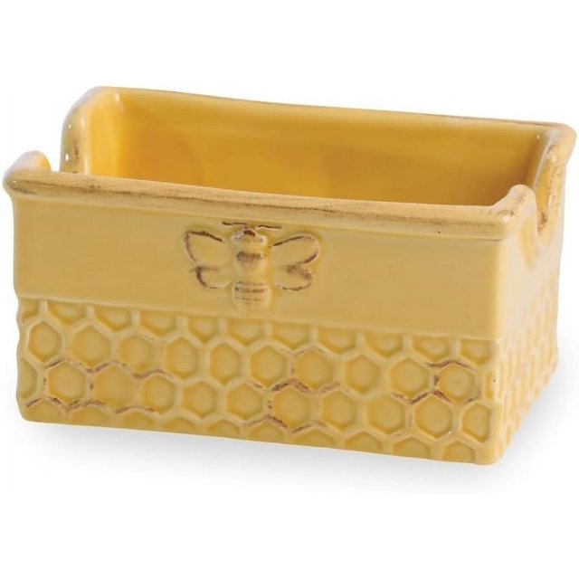 Boston International Ceramic Sugar Packet Holder, 4 x 2.75