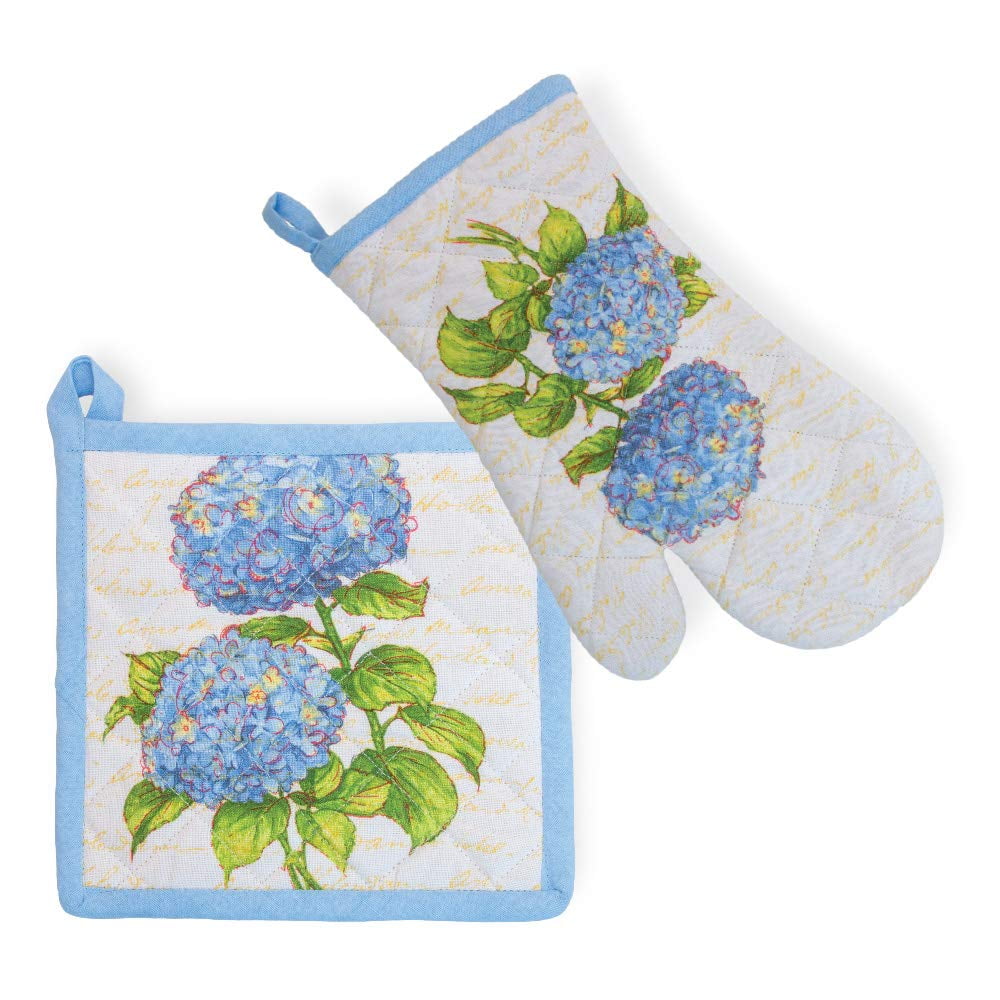 Boston International Heirloom Oven Mitt and Pot Holder Set