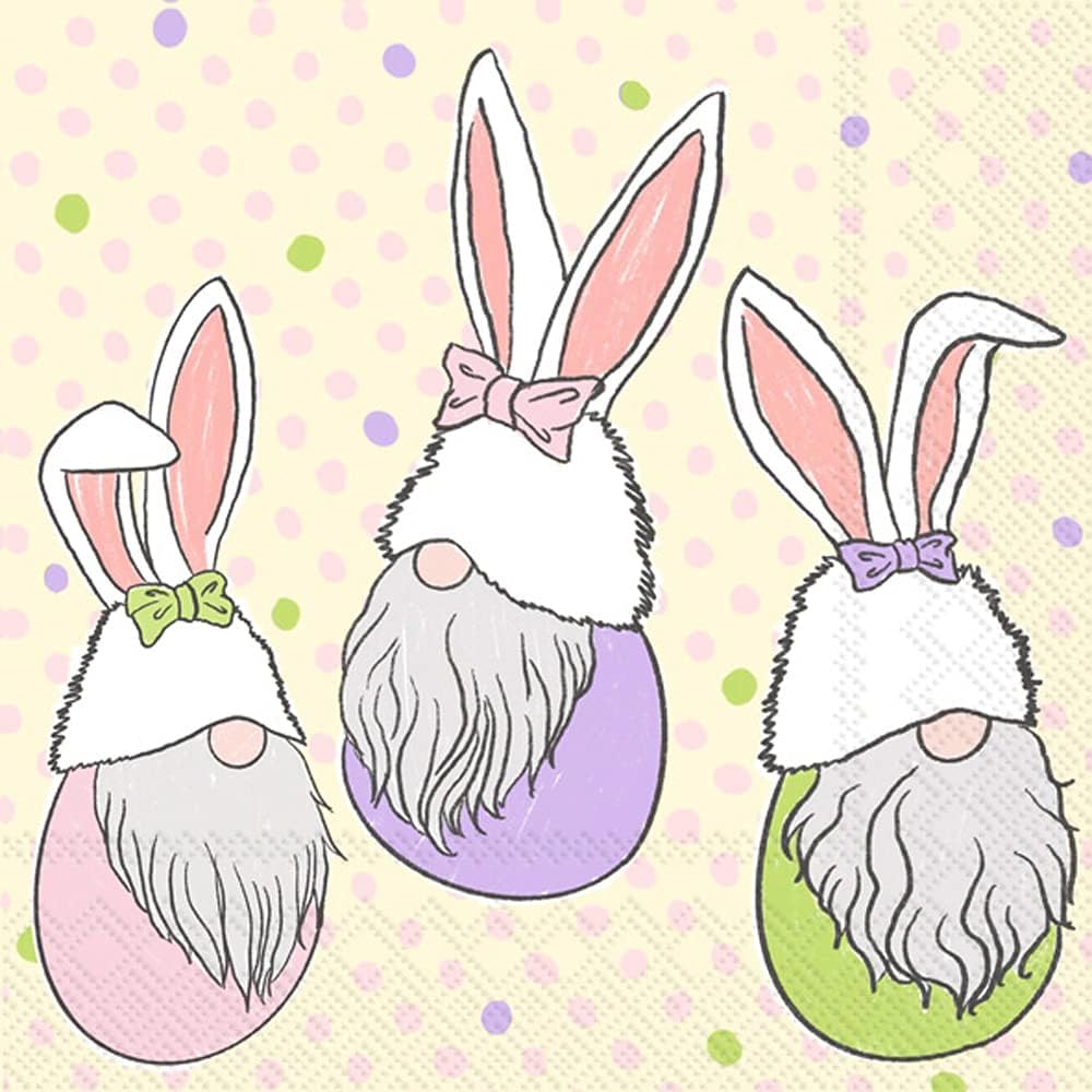 Boston International IHR 3Ply Paper Napkins, 20Count Lunch Size