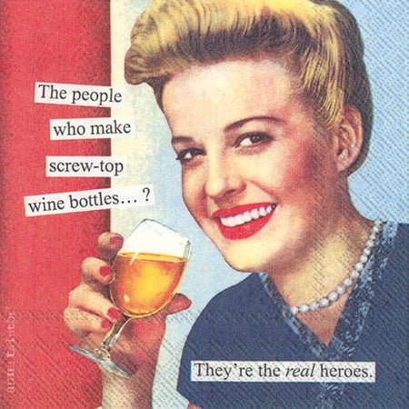 Boston International Anne Taintor - Screw Top Cocktail Napkins
