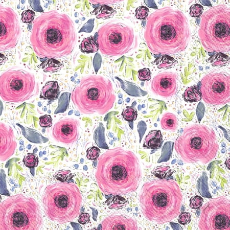 Boston International L000145 Paper Lunch Napkins Pack of 20 - Floral Foliage - case of 3