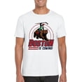 thumbnail image 1 of Boston Is Coming Sports Rivalry Warning Statement City Graphic T-Shirt Design, for men & women, up to size 5XL, 1 of 3