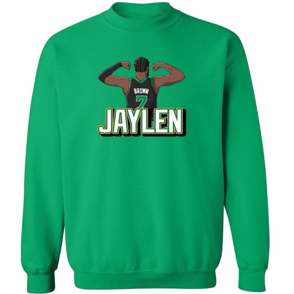 Boston Jaylen Brown Flex Dunk Champs Crew Neck Sweatshirt