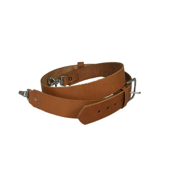 Boston Leather 1.5" Radio Strap, Tan Size: Regular