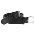thumbnail image 1 of Boston Leather 1.5in. Stitched Edge Belt - Black - 60, 1 of 2