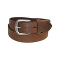 thumbnail image 1 of Boston Leather  Aged Bark Leather Hidden Stretch Belt (Men Big & Tall), 1 of 4