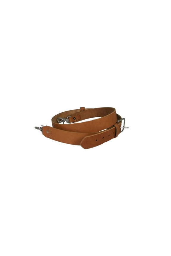 Boston Leather 1.25" Radio Strap, Tan Size: X-Long