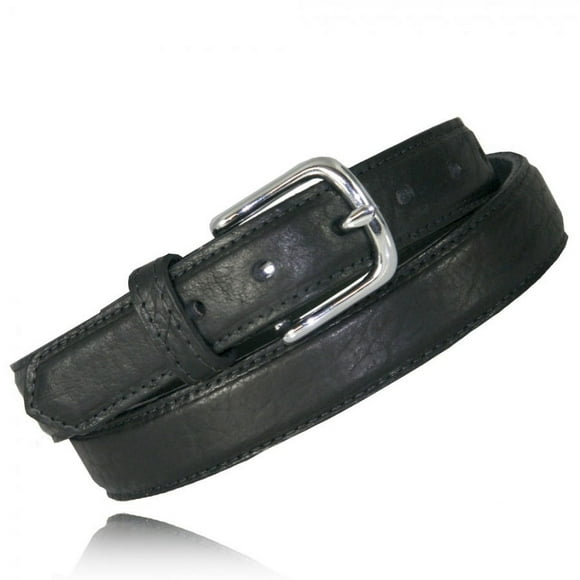 Men's Full Grain Bison Leather 1.25" Dress Belt