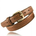 thumbnail image 1 of Boston Leather Men's Full Grain Bison Leather 1.25" Dress Belt, 1 of 4