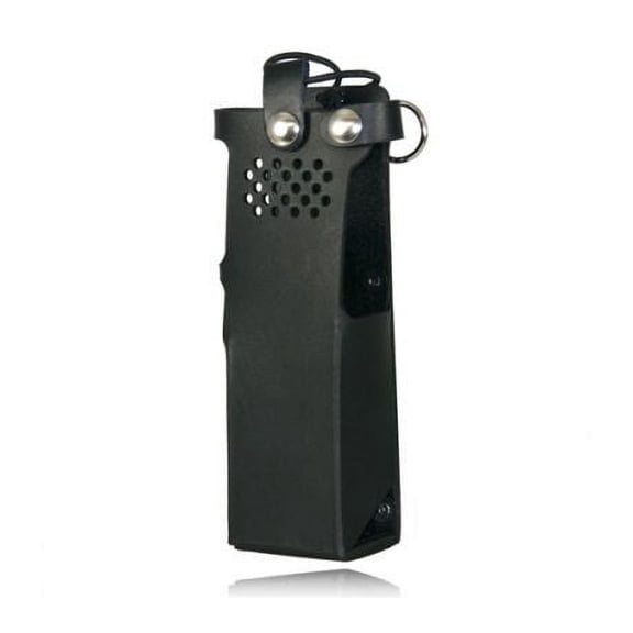 Boston Leather Radio Holder for a Motorola APX 6000XE w/ Extended Battery