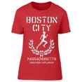 thumbnail image 1 of Boston Marathon Art T-Shirt Women -Image by Shutterstock, Female Small, 1 of 2