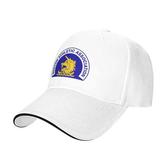 Boston Marathon Logo Casual Sandwich Baseball Cap Adjustable For Men For Women