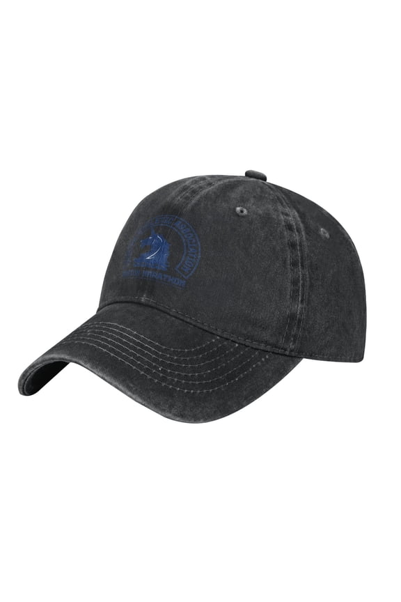 Boston Marathon Logo Hat Adjustable Baseball Cap Cotton Cowboy Hat, Fashionable For Man Woman