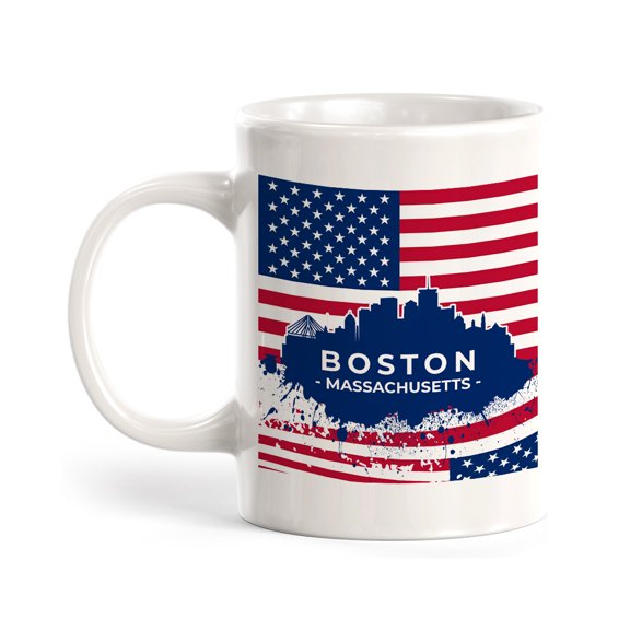 Boston Massachusetts 11oz Coffee Mug | Office & Home | American Pride