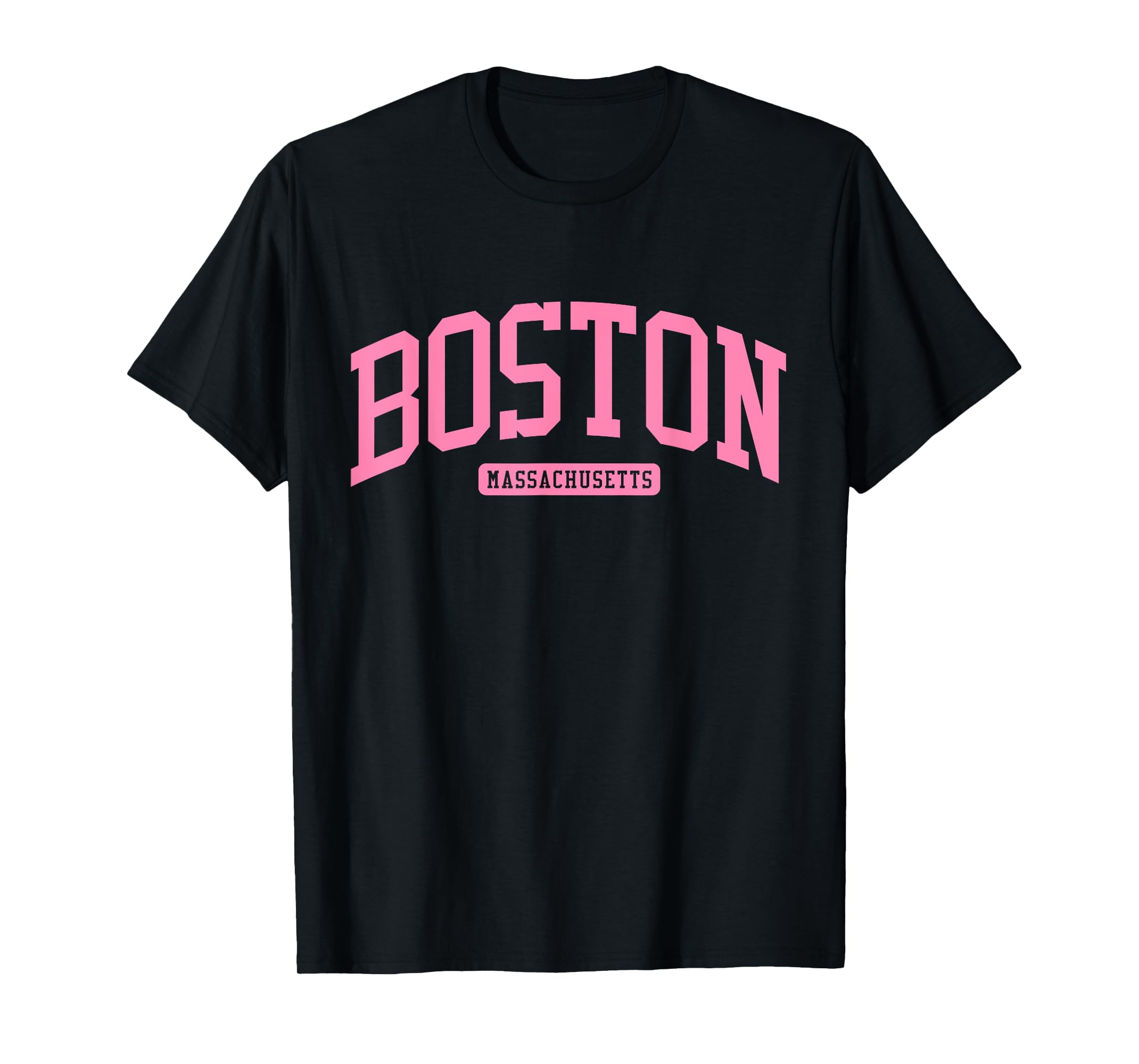 Boston Massachusetts MA College University Style Navy TShirt