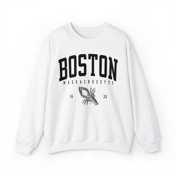 Boston Massachusetts Sweatshirt, Gifts, Crewneck