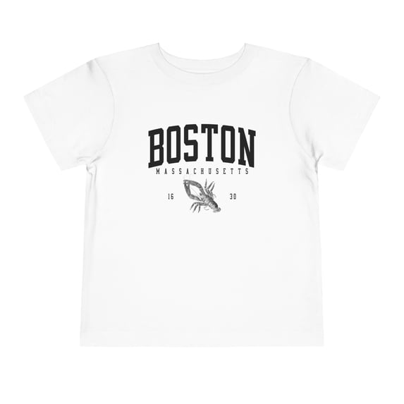 Boston Massachusetts Toddler Shirt Gifts Boy Girl Size 2T-5T