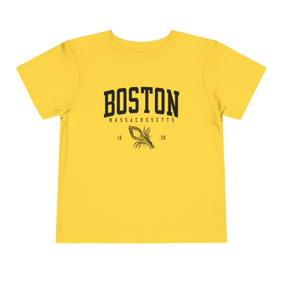 Boston Massachusetts Toddler Shirt Gifts Boy Girl Size 2T-5T