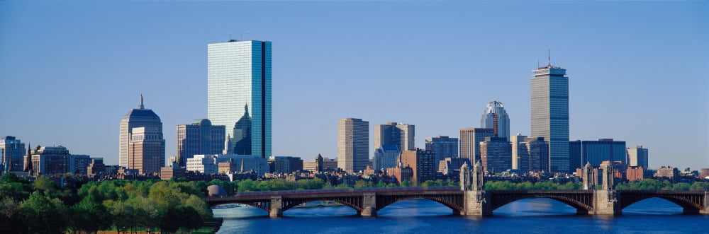 Boston Massachusetts USA Canvas Art - Panoramic Images (27 x 9)