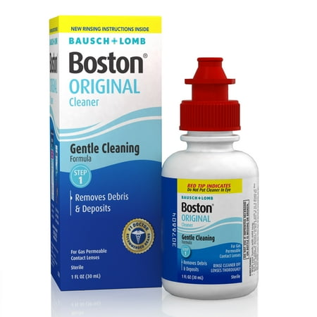 Boston ORIGINAL Cleaner for Rigid Gas Permeable Lenses - from Bausch + Lomb, 1 fl. oz. (30 mL)