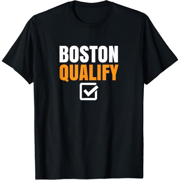 Boston Qualify Qualifier T-Shirt Marathon Runner Qualified T