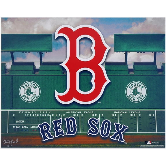 Boston Red Sox 16" x 20" Photo Print - Art and Signed by Brian Konnick - Limited Edition of 25 - Fanatics Authentic Certified