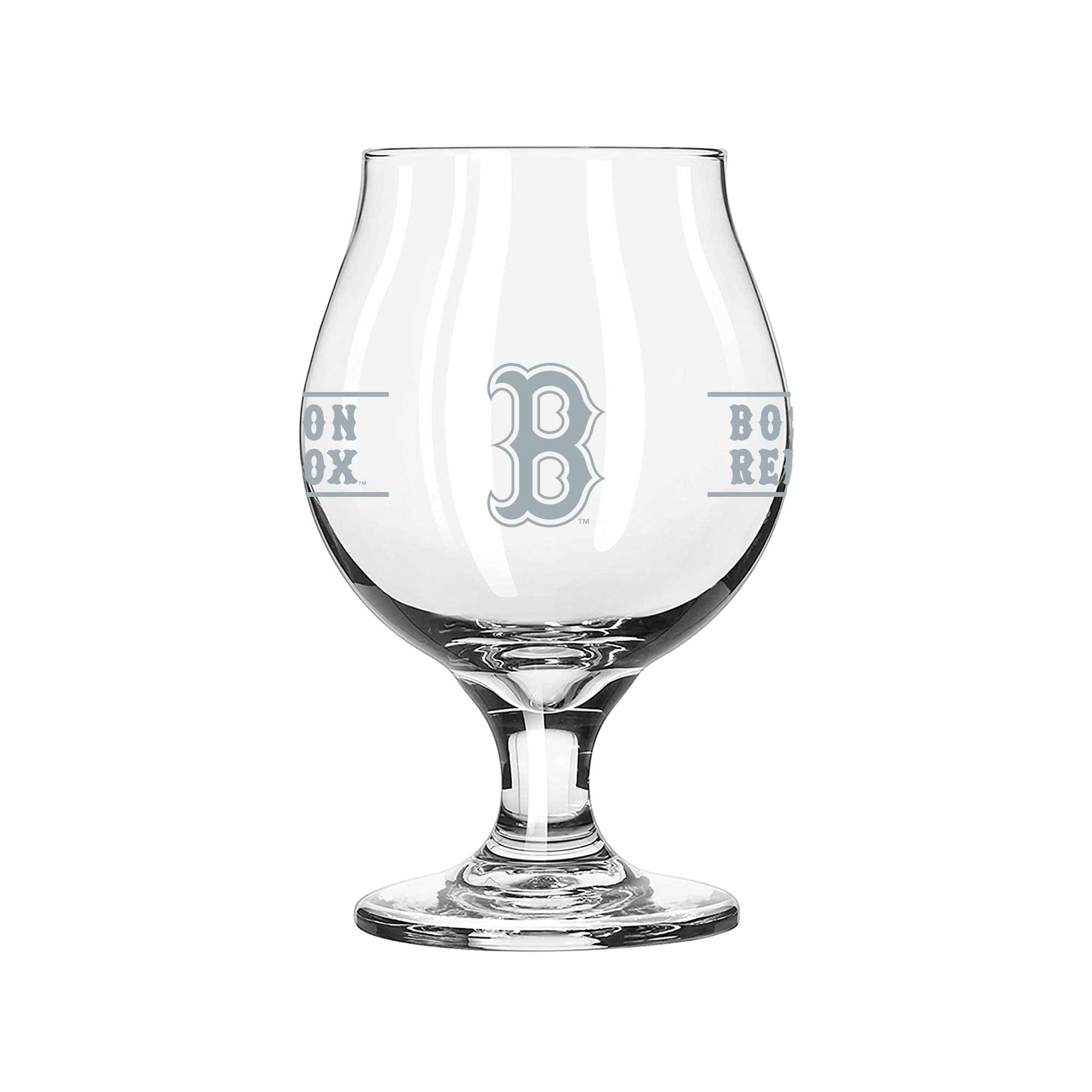 Boston Red Sox 16oz. Belgium Glass