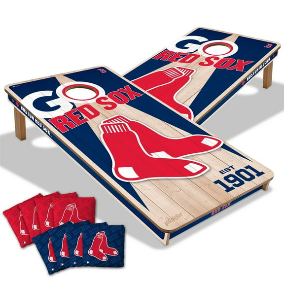 YouTheFan MLB Boston Red Sox 2' x 4' Cornhole Game